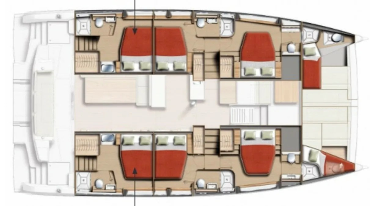 Rent a Bali Bali 5.2 - 6 + 2 cab. Lefkáda