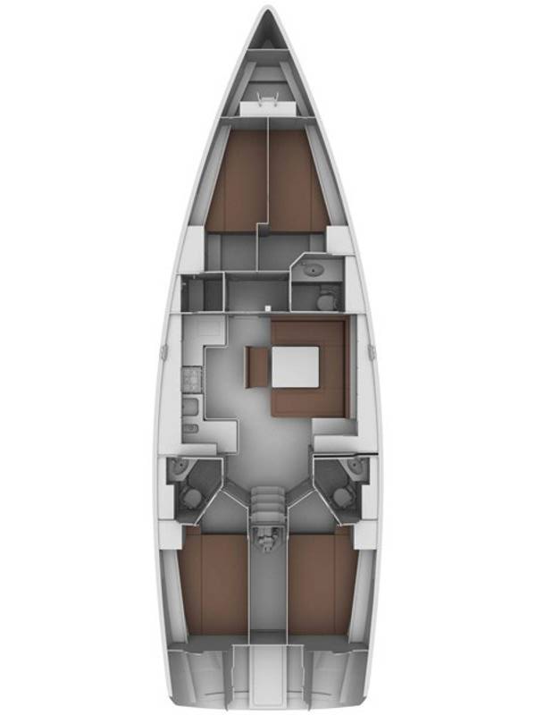 Yacht charter Lefkáda cheap Cruiser 45