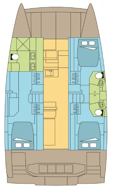Bareboat Rental Catamaran Bali with a boat licence