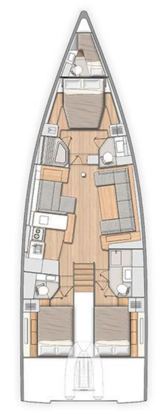 Sailboat for rent Kaštela at the best price