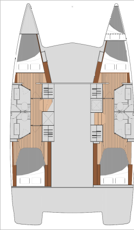 Bareboat Rental Catamaran Fountaine Pajot with a boat licence