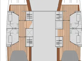 Bareboat Rental Catamaran Fountaine Pajot with a boat licence
