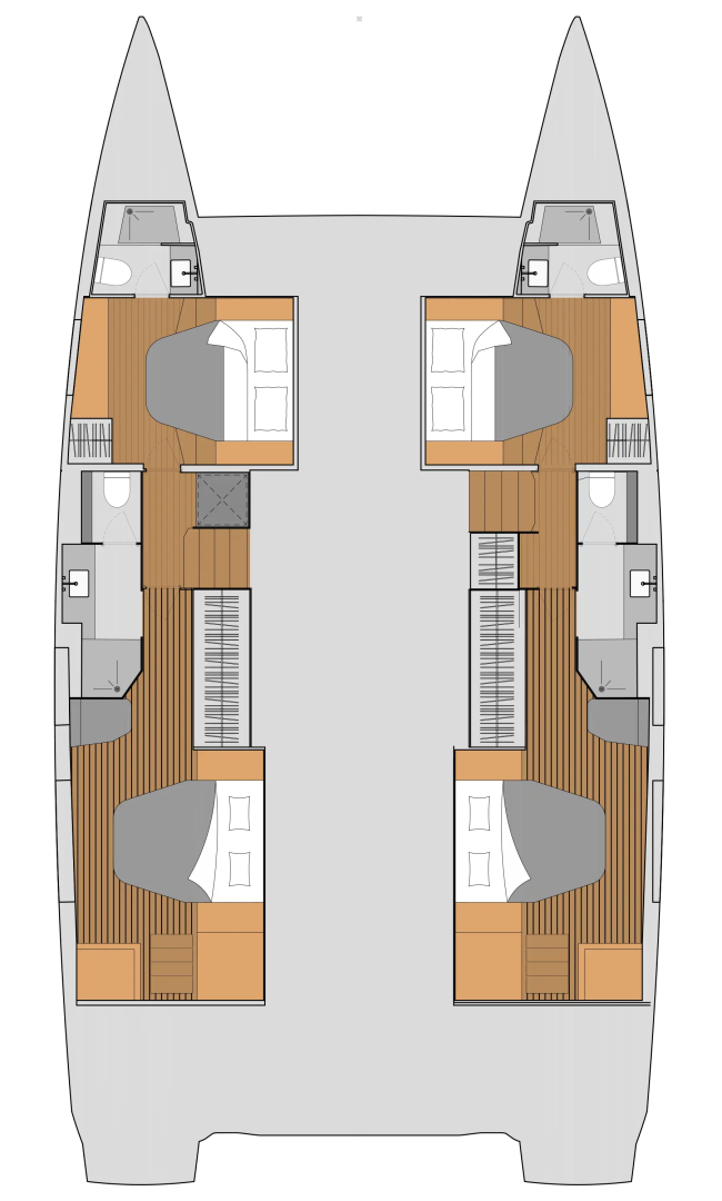 Boat rental Fountaine Pajot Aura 51 in La Rochelle on Samboat