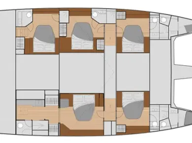 Bareboat Rental Catamaran Fountaine Pajot with a boat licence