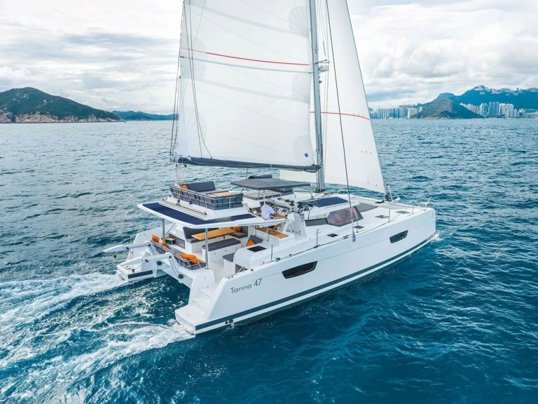 Fountaine Pajot Tanna 47 charter bareboat or captained in  Calliaqua Bay