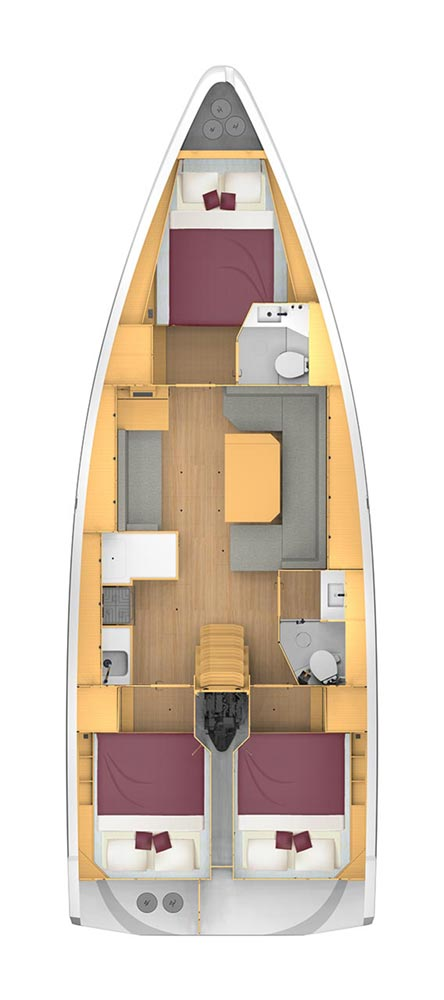 Bareboat Rental Sailboat Bavaria with a boat licence