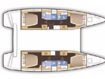 Catamaran rental with or without captain Lagoon Lávrio