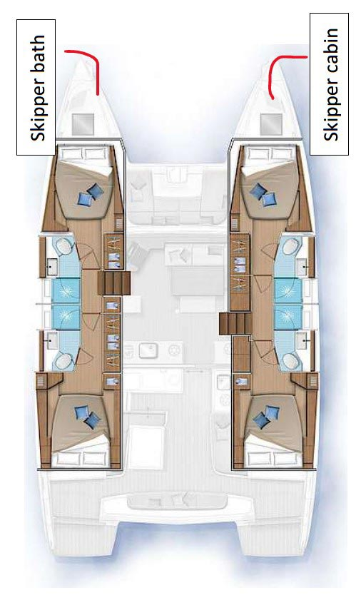 Catamaran rental in Palma de Mallorca - Lagoon Lagoon 46