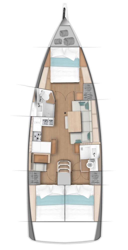 Jeanneau Sun Odyssey 440 in Biograd na Moru on SamBoat