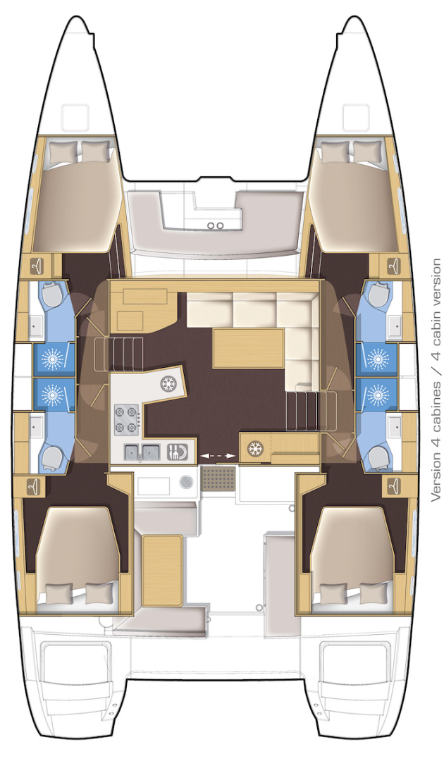 Yacht charter Palma de Mallorca cheap Lagoon 450
