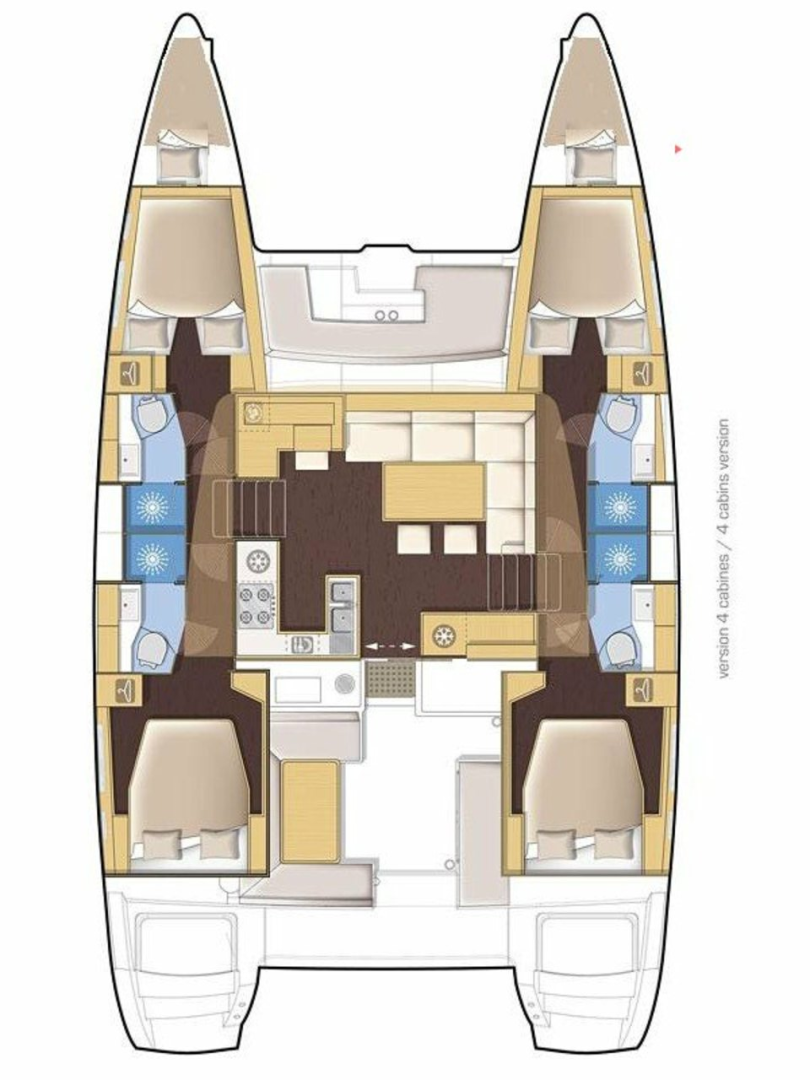 Catamaran rental in Palma de Mallorca - Lagoon Lagoon 450
