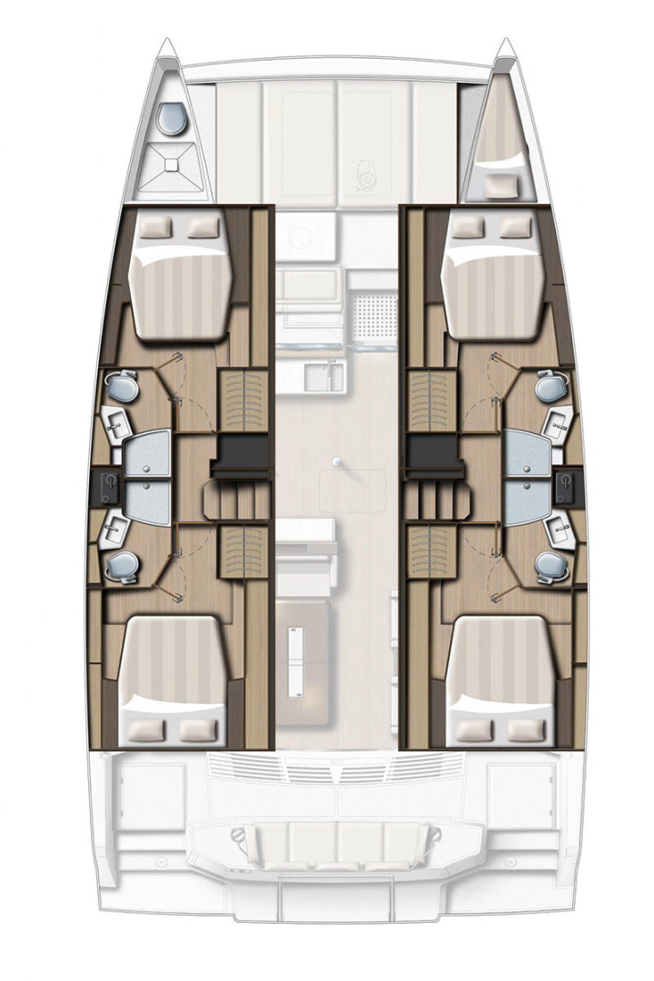 Yacht charter Eden Island cheap Bali 4.4
