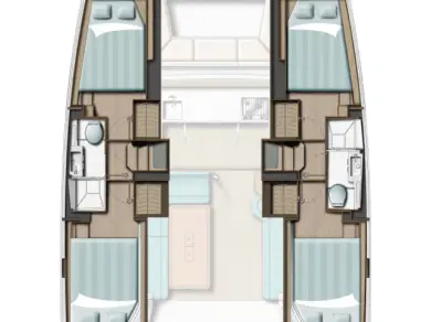 Catamaran rental with or without captain Bali Komolac
