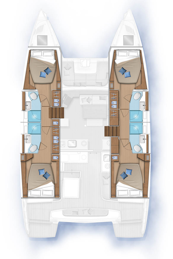 Yacht charter Road Town cheap Lagoon 46