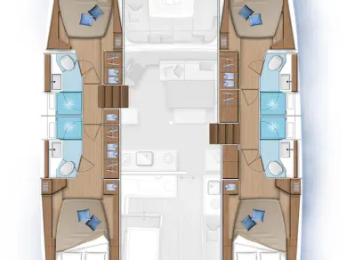 Yacht charter Road Town cheap Lagoon 46