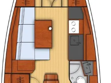 Sailboat rental in Biograd na Moru - Bénéteau Oceanis 38.1