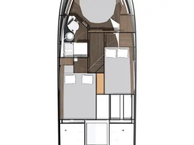 Motorboat rental with or without captain Jeanneau Pirovac