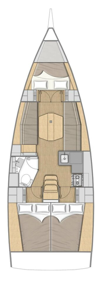 Boat rental Bénéteau Oceanis 34.1 in Pirovac on Samboat