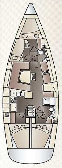 Sailboat rental in Izola - Elan Impression 444