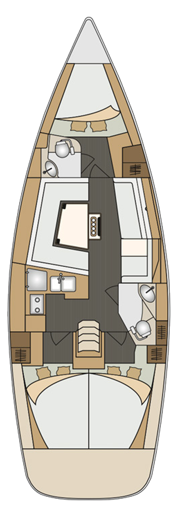 Bareboat Rental Sailboat Elan with a boat licence
