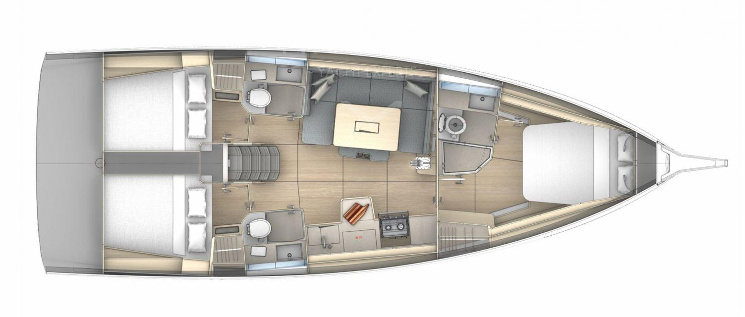 Sailboat rental with or without captain Dufour Kos