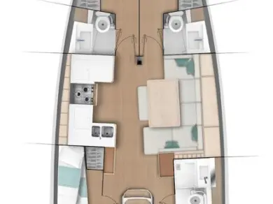 Jeanneau Sun Odyssey 490 charter bareboat or captained in  Gouvia