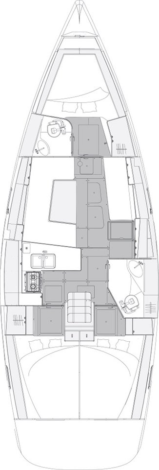 Sailboat rental in Punat - Elan Impression 40.1
