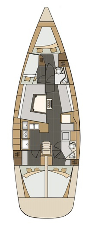 Bareboat Rental Sailboat Elan with a boat licence
