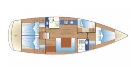 Bareboat Rental Sailboat Bavaria with a boat licence