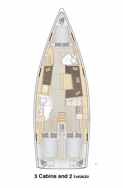 Yacht charter Sukošan cheap Hanse 418