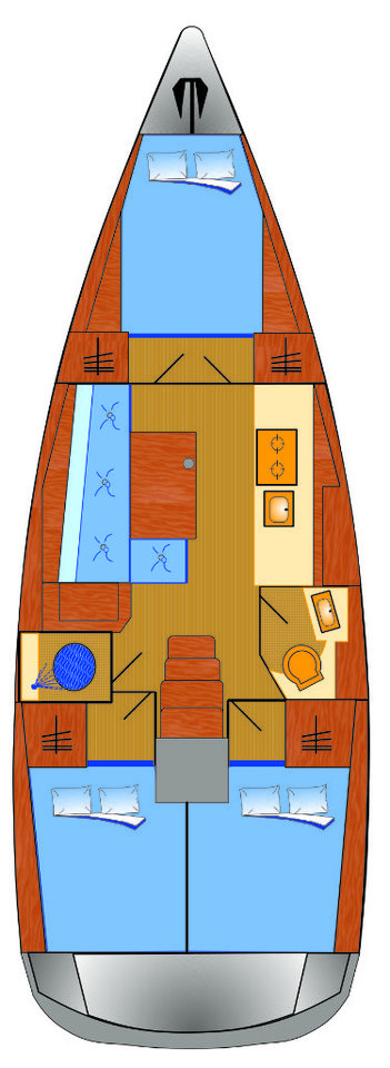 Yacht charter Punat cheap Oceanis 38.1