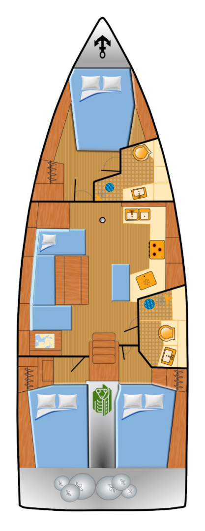 Sailboat for rent Biograd na Moru at the best price