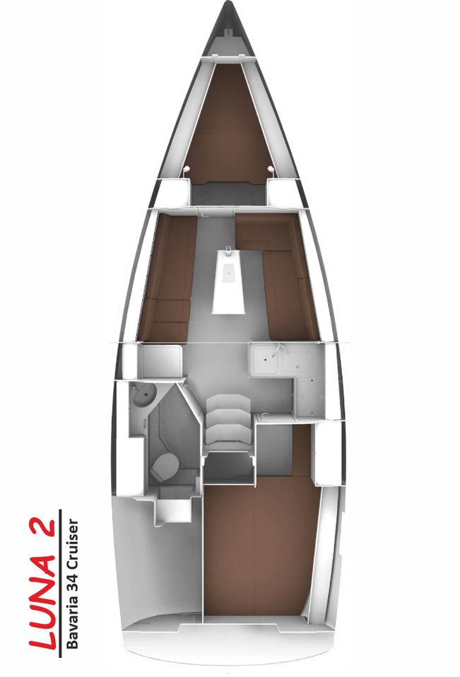 Sailboat rental in Fethiye - Bavaria Cruiser 34