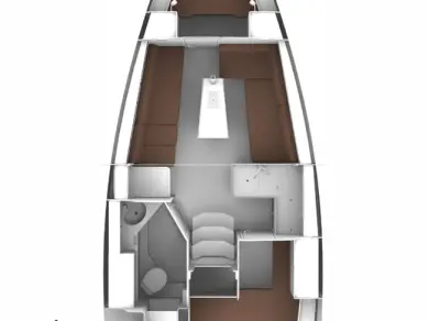 Sailboat rental in Fethiye - Bavaria Cruiser 34