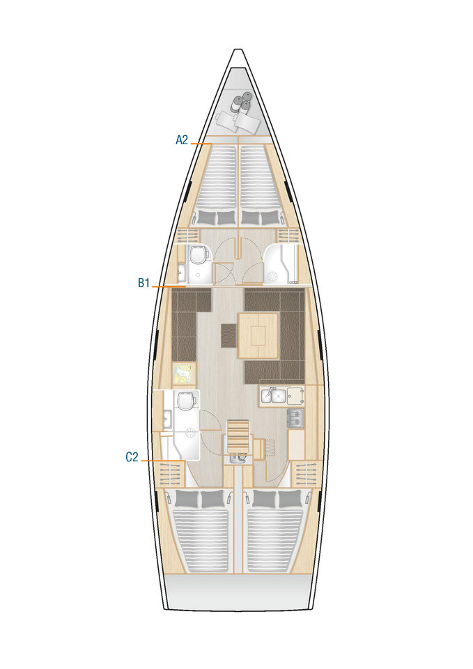 Sailboat for rent Biograd na Moru at the best price