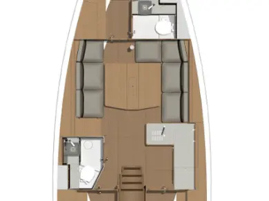 Dufour Dufour 390 GL charter bareboat or captained in  Trogir