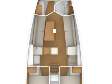 Sailboat rental with or without captain Bénéteau Split