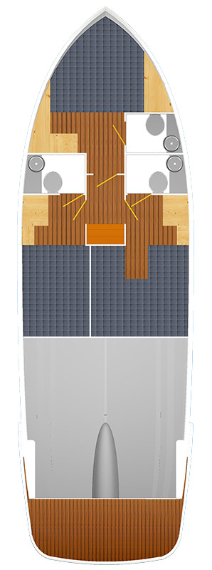 Cobra Yachts Futura 40 Grand Horizon charter bareboat or captained in  Trogir