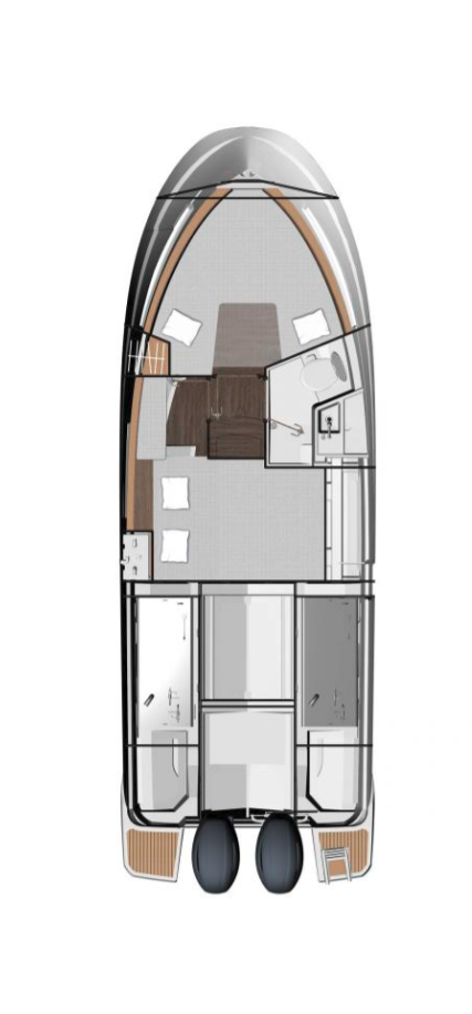 Motorboat rental with or without captain Jeanneau Punat