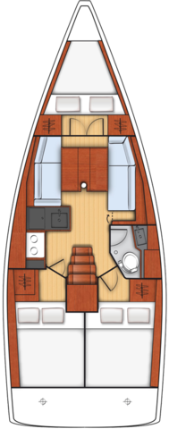 Sailboat rental with or without captain Bénéteau Split