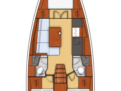 Sailboat rental with or without captain Bénéteau Komolac