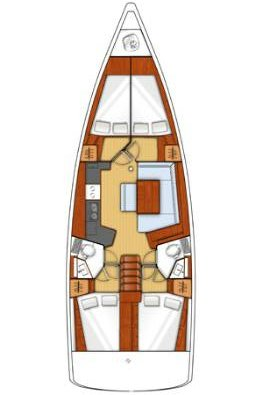 Sailboat rental in Split - Bénéteau Oceanis 45