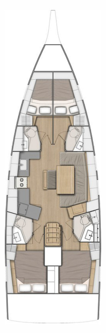 Rent a Bénéteau Oceanis 46.1 Biograd na Moru