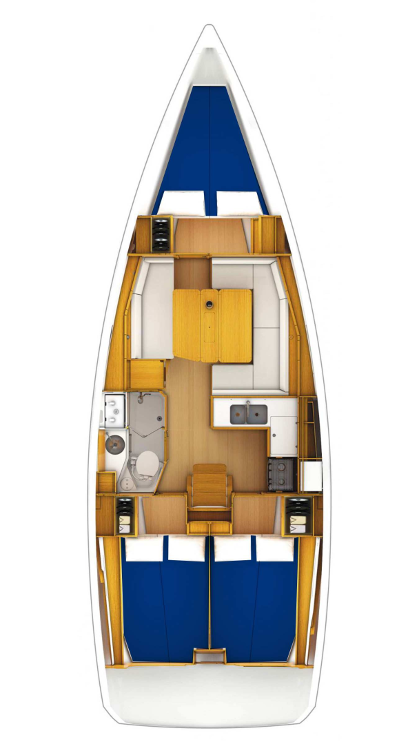 Sailboat rental with or without captain Jeanneau Mali Lošinj