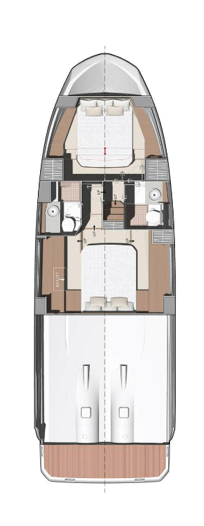 Bareboat Rental Luxury Yacht Jeanneau with a boat licence