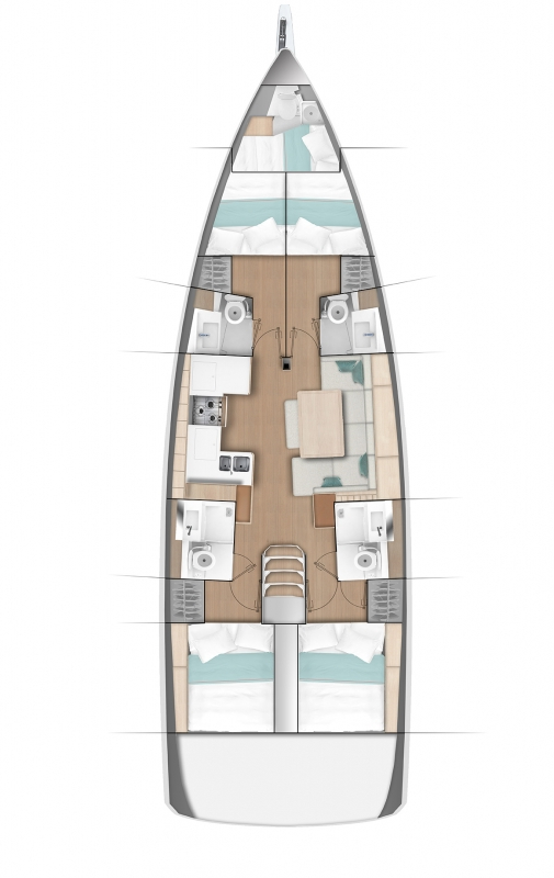 Rent a Jeanneau Sun Odyssey 490 Komolac