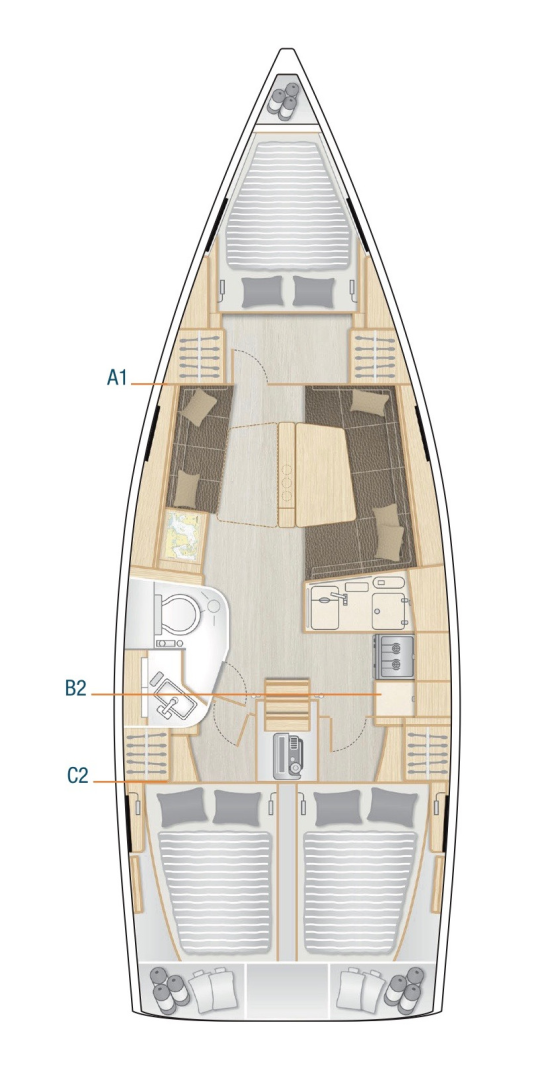 Rent a Hanse Hanse 388 Pula