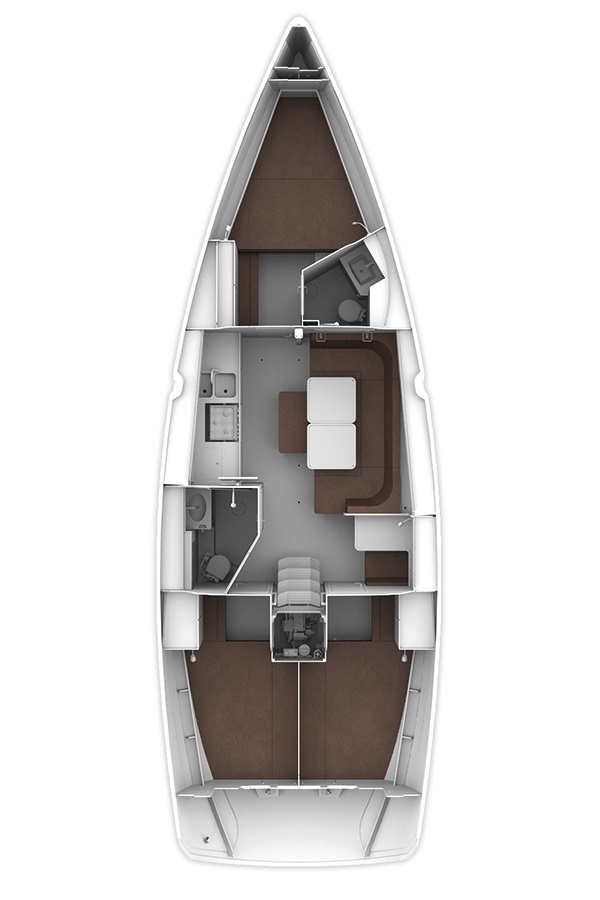 Bavaria Cruiser 41 charter bareboat or captained in  Sukošan
