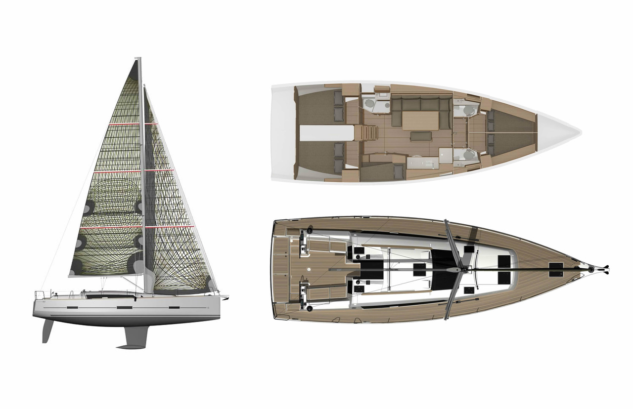 Dufour Dufour 460 Grand Large charter bareboat or captained in  Marina (City)