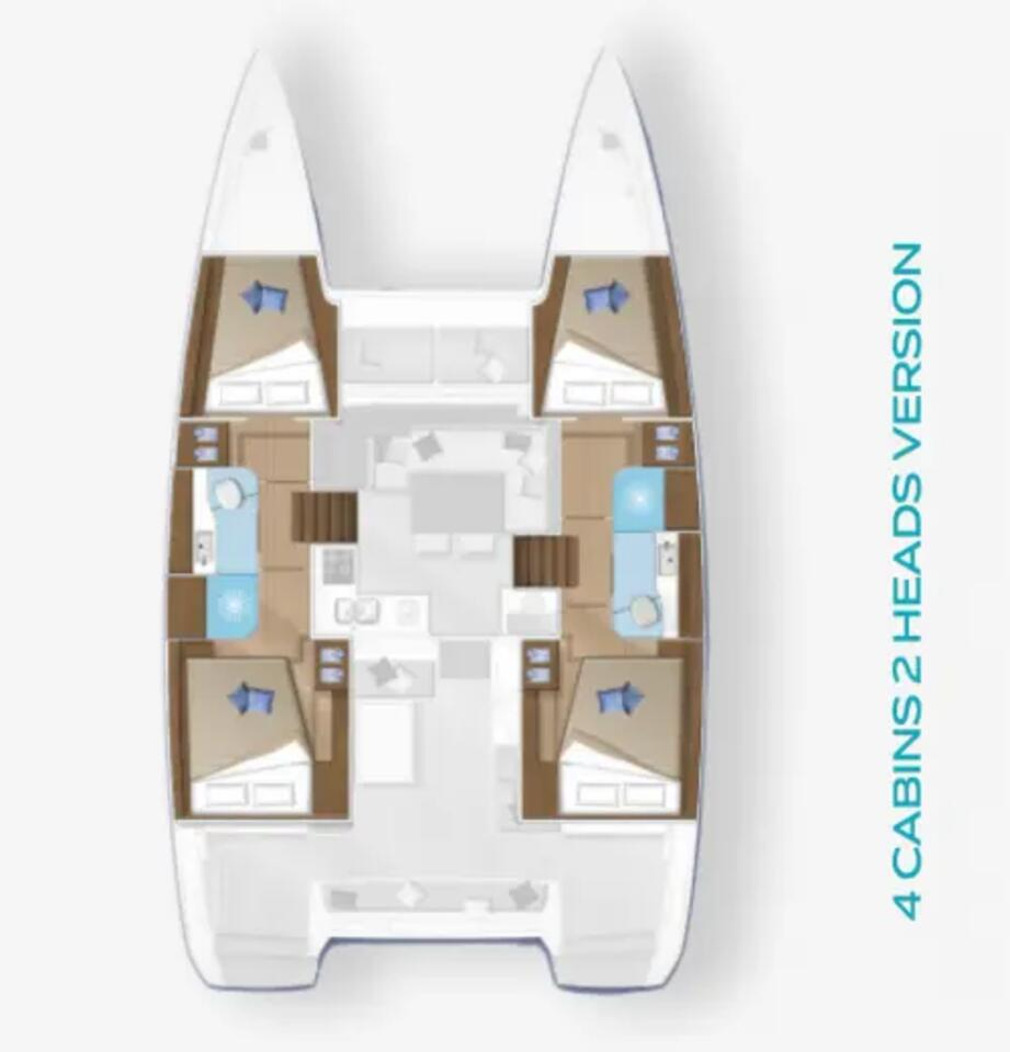 Yacht charter Marina (City) cheap Lagoon 40